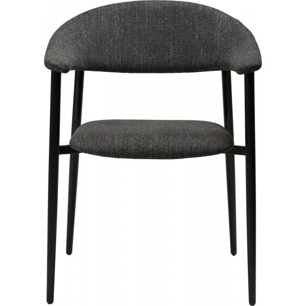 Rover karmstol - Svart boucl