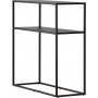 Georgetown sidobord 30 x 80 cm - Svart
