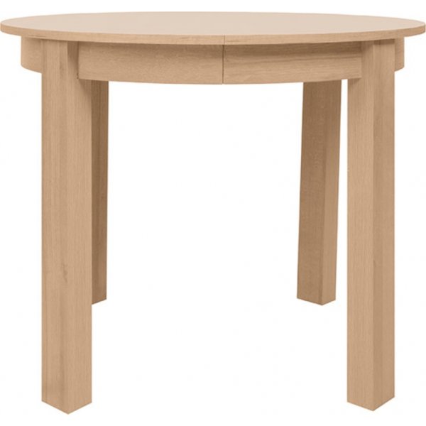 Table à manger Bernardin 95-195 x 95 cm - Chêne Riviera Table à manger Bernardin 95-195 x 95 cm - Chêne Riviera