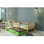 Carino juniorsng med extrabdd 80 x 190 cm - Valfri frg