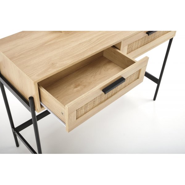 Carmen sminkbord 104 x 35 cm - Beige/svart Carmen sminkbord 104 x 35 cm - Beige/svart