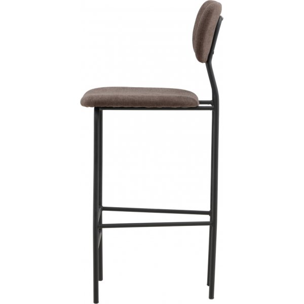 Tabouret de bar Ralf - Noir/Marron Tabouret de bar Ralf - Noir/Marron