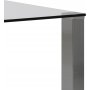 Kante matbord 140 cm - Krom