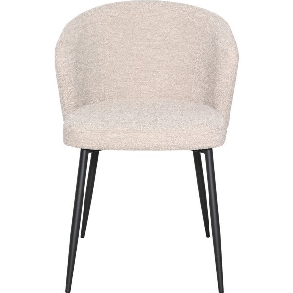 Chaise de salle à manger Iben - Bouclé beige Chaise de salle à manger Iben - Bouclé beige