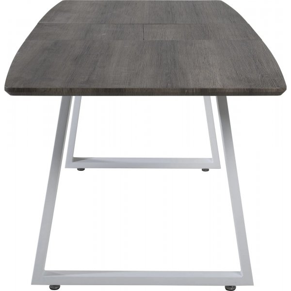 Hallsberg matbord 160-200 cm - Ek/vit