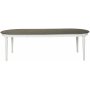 Alexandra ovalt matbord frlngningsbart 160-260 cm - Vit/gr vintage