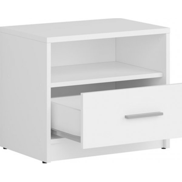 Table de chevet Nepo Plus - Blanc