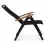 Ekens positionsstol - Svart aluminium / Polywood