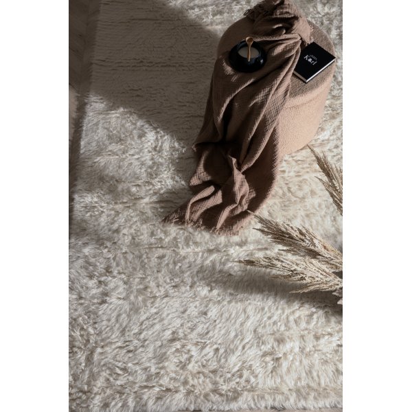 Yoko wollen vloerkleed - Wit Yoko wollen vloerkleed - Wit