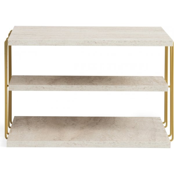 Lifon bijzettafel - Goud/marmer Lifon bijzettafel - Goud/marmer