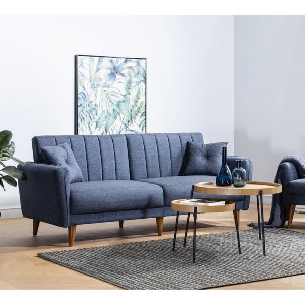 Canap-lit 3 places Aqua - Bleu fonc