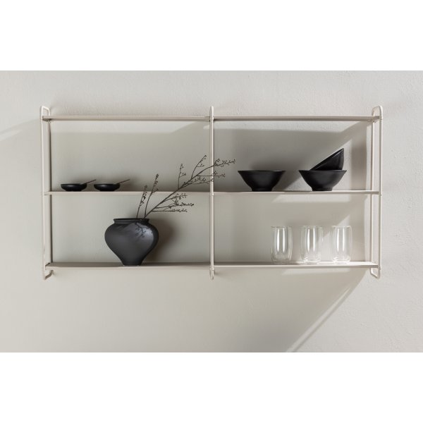 Lyon vägghylla 63 x 122 cm - Beige Lyon vägghylla 63 x 122 cm - Beige