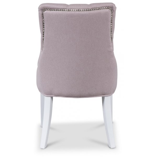 Tuva EUR Matstol - Rosa / Vit + Möbeltassar Tuva EUR Matstol - Rosa / Vit + Möbeltassar