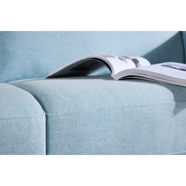 Sky 3-sits soffa - Babybl/Whitewash
