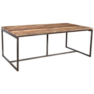 Luxemburg matbord mangoträd 200 cm - Trä/metall - Övriga matbord, Matbord, Bord