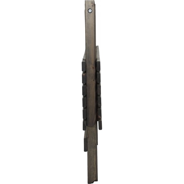 Table de groupe d'extrieur Wilma 65 x 65 cm avec 2 chaises Visby - Gris