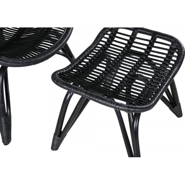 Ella fåtölj - Svart/Offwhite Ella fåtölj - Svart/Offwhite