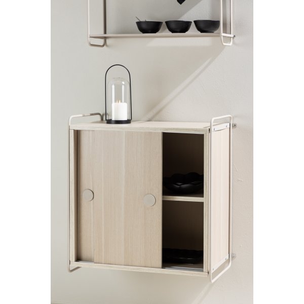 Paris väggskåp 68 x 60 cm - Beige/Whitewash Paris väggskåp 68 x 60 cm - Beige/Whitewash