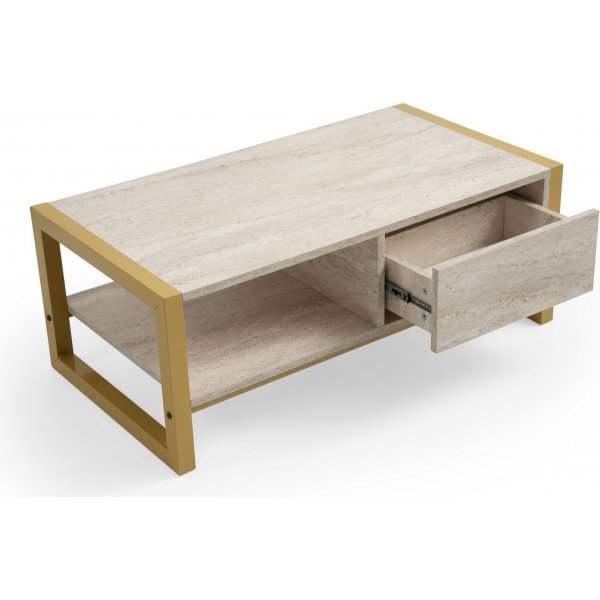 Table basse Haldizen - Or/marbre Table basse Haldizen - Or/marbre