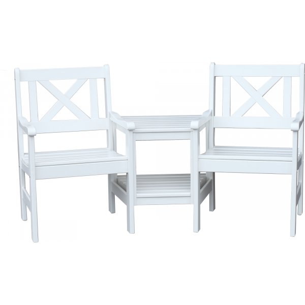 Europa tuinmeubelen - Loveseat - Wit