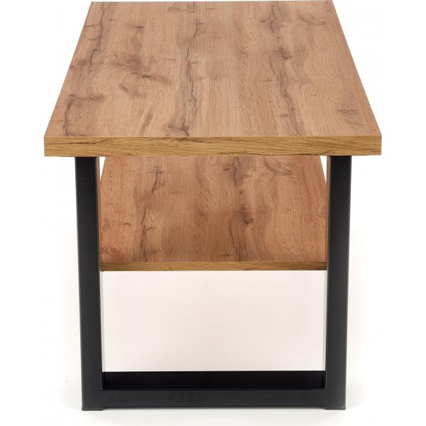 Table basse Kasady 120 cm - Chne Wotan/noir