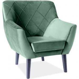 Kier fauteuil - Groen fluweel