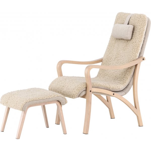 Fårö loungestol - Brun Fårö loungestol - Brun