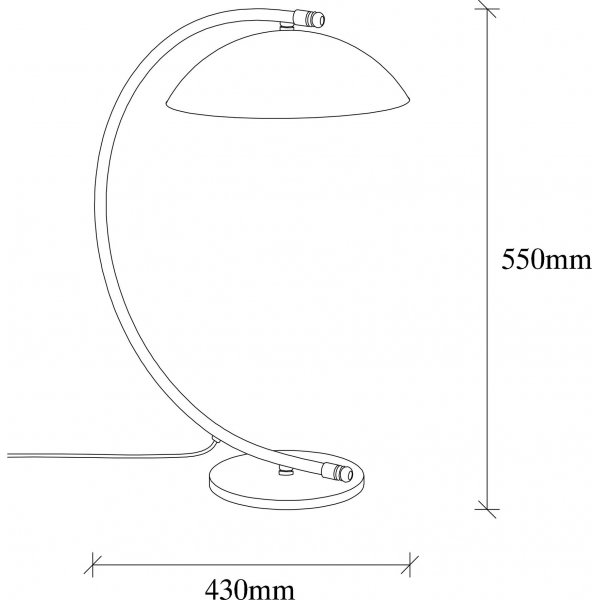 Lampe  poser Silvan - Noir