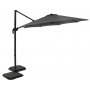 Hngparasoll antracit 350 cm - Corsica + Textilskydd fr utembler