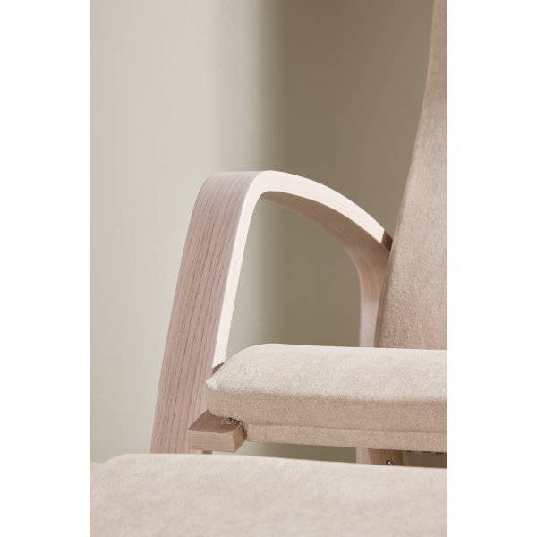 Grötö loungestol - Beige/Whitewash Grötö loungestol - Beige/Whitewash