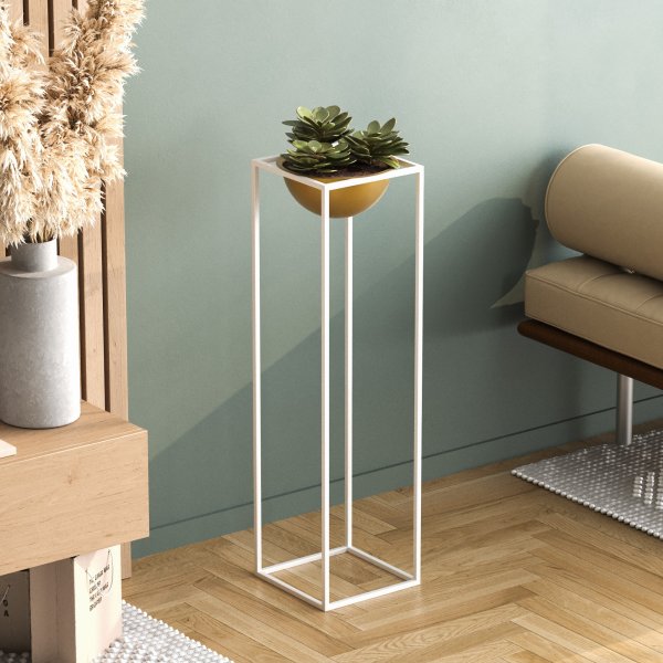 Pot Plato 20 - Blanc/or Pot Plato 20 - Blanc/or