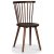 Groupe de salle  manger Sintorp, table  manger ronde 115 cm avec 4 chaises en rotin de noyer Castor - Marbre marron (Stratifi