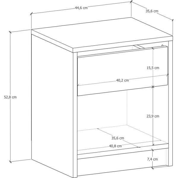 Cedrus s�ngbord - Valn�t