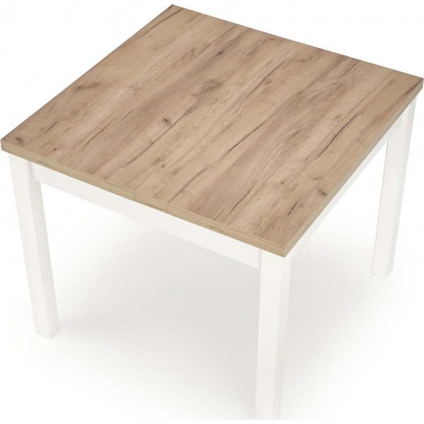 Table à manger Callahan 90-125 x 90 cm - Chêne artisanal/blanc Table à manger Callahan 90-125 x 90 cm - Chêne artisanal/blanc