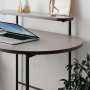 Lob skrivbord 100x72 cm - Ljus mocka