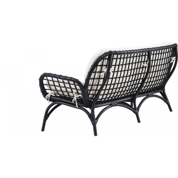 Moana 3-sits soffa - Svart Moana 3-sits soffa - Svart