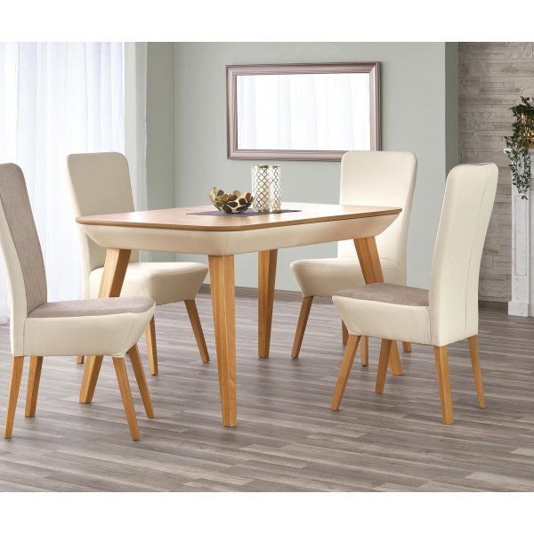 Wilbur matbord utdragbart 140-190 cm - Beige/Ek Wilbur matbord utdragbart 140-190 cm - Beige/Ek