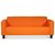 Bellus 3-sits soffa Orange - Orange PU