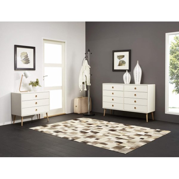 Softline byrå med 8 lådor - Vit Softline byrå med 8 lådor - Vit