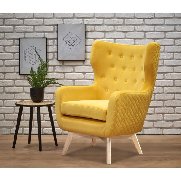 Fauteuil Goodman - Jaune Fauteuil Goodman - Jaune