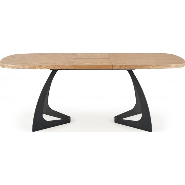 Table à manger Blackhaven 90x160-200 cm - Chêne/noir Table à manger Blackhaven 90x160-200 cm - Chêne/noir