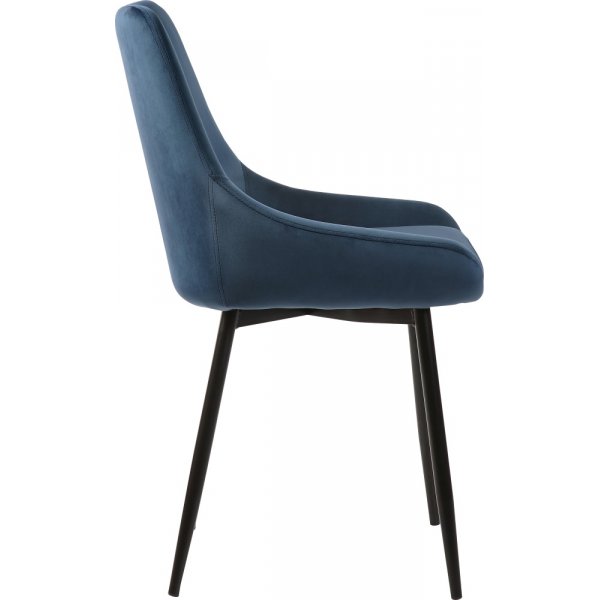 Parade matstol - Blå sammet Parade matstol - Blå sammet