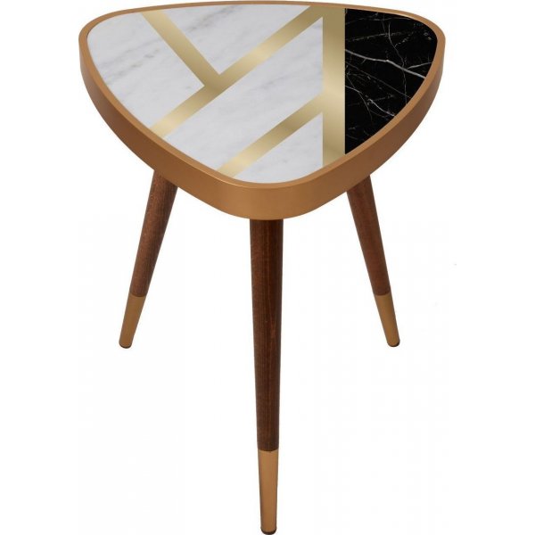 Liny sidobord triangel 45 x 45 cm - Flerfrgad