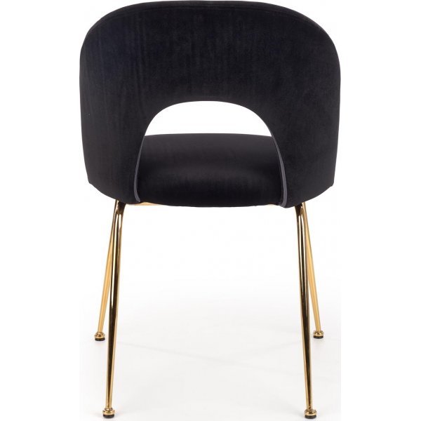 Chaise de salle  manger Cadeira 385 - Noir
