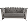Soffa chesterfield 2-sits gr - Henry + Textilskydd fr mbler