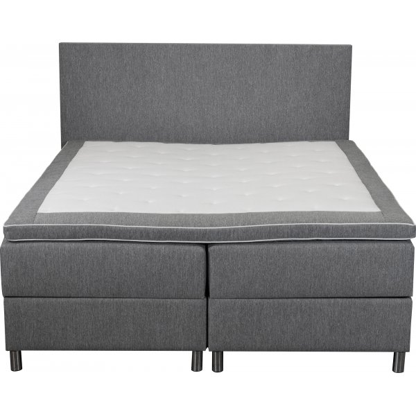 Accent boxbed säng med förvaring - 180 x 200 cm - Ljusgrå Accent boxbed säng med förvaring - 180 x 200 cm - Ljusgrå