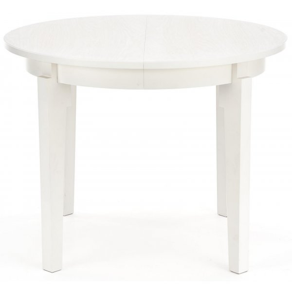 Daly ronde eettafel uitschuifbaar 100-200 cm - Wit gebeitst fineer Daly ronde eettafel uitschuifbaar 100-200 cm - Wit gebeitst fineer