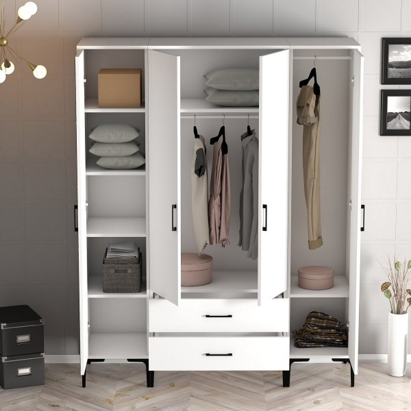 Armoire Kumsal 10 Blanc
