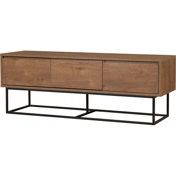 Tv-bänk Milo i valnöt - 140 cm Tv-bänk Milo i valnöt - 140 cm