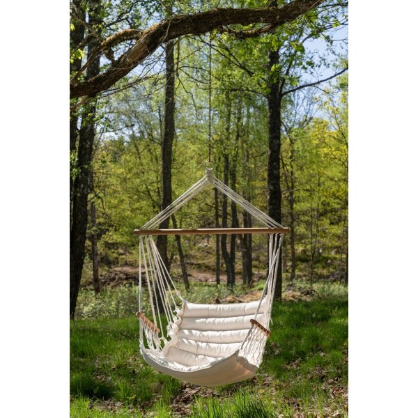 Tapaz hängstol - Natur/Vit Tapaz hängstol - Natur/Vit
